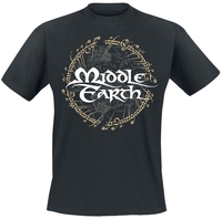 Le Seigneur Des Anneaux - Middle Earth - T-Shirt Manches courtes - Homme - noir