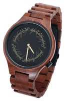 Le Seigneur Des Anneaux - Ring Inscription - Montres bracelets - Unisexe - marron