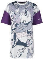 League Of Legends - Star Guardian - Akali - Robe courte - Femme - blanc violet