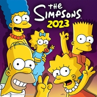 Les Simpson - Wandkalender 2023 - Calendrier mural - Unisexe - multicolore