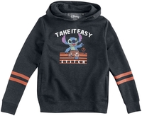 Lilo & Stitch - Kids - Take It Easy - Sweat-Shirt à capuche - Unisexe - noir
