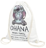 Lilo & Stitch - Ohana - Sac de gym - Unisexe - blanc