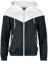 Lonsdale London - SKERRAY - Coupe-vent - Femme - noir blanc