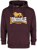 Lonsdale London - Thurning - Sweat-shirt à capuche - Homme - bordeaux