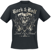 Loud and Proud - - T-Shirt Manches courtes - Homme - noir