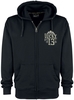 Lucky 13 - Dead Skull - Sweat-shirt zippé à capuche - Homme - noir