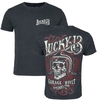 Lucky 13 - Skull Built - T-Shirt Manches courtes - Homme - noir