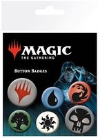 Magic: The Gathering - Badge Pack Mana Symbols - Badge - Unisexe - multicolore