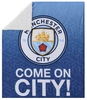 Manchester City - Kuschelige Plüschdecke - Couverture - Unisexe - multicolore