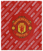 Manchester United - Kuschelige Plüschdecke - Couverture - Unisexe - multicolore