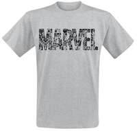 Marvel - Disney 100 - Logo - T-Shirt Manches courtes - Homme - gris