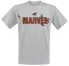 Marvel - Disney 100 - Logo - T-Shirt Manches courtes - Homme - gris