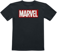 Marvel - Kids - Classic Logo - T-shirt - Unisexe - noir