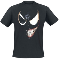 Marvel Universe - Venom Split Face - T-Shirt Manches courtes - Homme - noir