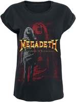 Megadeth - Countdown Overlay - T-Shirt Manches courtes - Femme - noir