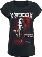 Megadeth - Countdown To Extinction Glitch - T-Shirt Manches courtes - Femme - noir