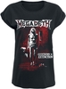 Megadeth - Countdown To Extinction Glitch - T-Shirt Manches courtes - Femme - noir