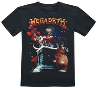 Megadeth - Kids - Santa Vic Chimney - T-shirt - Unisexe - noir