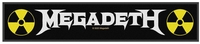 Megadeth - Megadeth Logo - Patch - Unisexe - noir blanc jaune