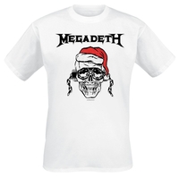 Megadeth - Santa Vic - T-Shirt Manches courtes - Homme - blanc
