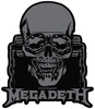 Megadeth - Vic Rattlehead Cut Out - Patch - Unisexe - noir gris