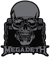Megadeth - Vic Rattlehead Cut Out - Patch - Unisexe - noir gris