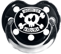 Metal Kids - Born To Rock - Tétine - Unisexe - noir