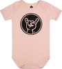 Metal Kids - Pommesgabel - Body - Femme - rose clair