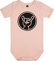Metal Kids - Pommesgabel - Body - Femme - rose clair