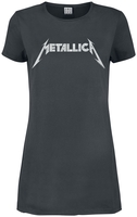 Metallica - Amplified Collection - Logo - Robe courte - Femme - anthracite