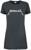 Metallica - Amplified Collection - Logo - Robe courte - Femme - anthracite