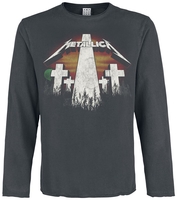 Metallica - Amplified Collection - Master Of Puppets - T-shirt manches longues - Homme - anthracite