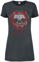 Metallica - Amplified Collection - Wherever I May Roam - Robe courte - Femme - anthracite