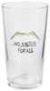 Metallica - And Justice For All - Verre à bière - Unisexe - transparent