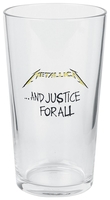 Metallica - And Justice For All - Verre à bière - Unisexe - transparent