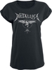 Metallica - Biker - T-Shirt Manches courtes - Femme - noir