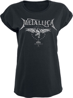 Metallica - Biker - T-Shirt Manches courtes - Femme - noir