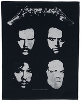 Metallica - Black Album - Dossard - Unisexe - noir blanc