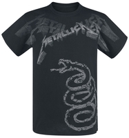 Metallica - Black Album Faded - T-Shirt Manches courtes - Homme - noir