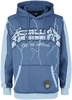 Metallica - EMP Signature Collection - Sweat-shirt à capuche - Homme - bleu gris