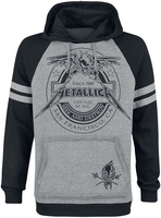 Metallica - EMP Signature Collection - Sweat-shirt à capuche - Homme - gris chiné noir