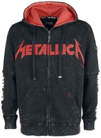 Metallica - EMP Signature Collection - Sweat-shirt zippé à capuche - Homme - noir
