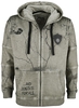 Metallica - EMP Signature Collection - Sweat-shirt zippé à capuche - Homme - olive
