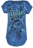Metallica - EMP Signature Collection - T-Shirt Manches courtes - Femme - bleu