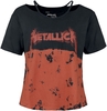 Metallica - EMP Signature Collection - T-Shirt Manches courtes - Femme - noir rouge