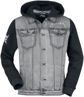 Metallica - EMP Signature Collection - Veste en Jean - Homme - Gris clair noir