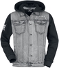 Metallica - EMP Signature Collection - Veste en Jean - Homme - Gris clair noir