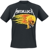 Metallica - Flaming Skull Tour Tee - T-Shirt Manches courtes - Homme - noir
