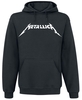 Metallica - Glitch Logo - Sweat-shirt à capuche - Homme - noir