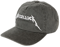Metallica - Glitch Logo - Washed Dad Cap - Casquette - Unisexe - noir effet usé